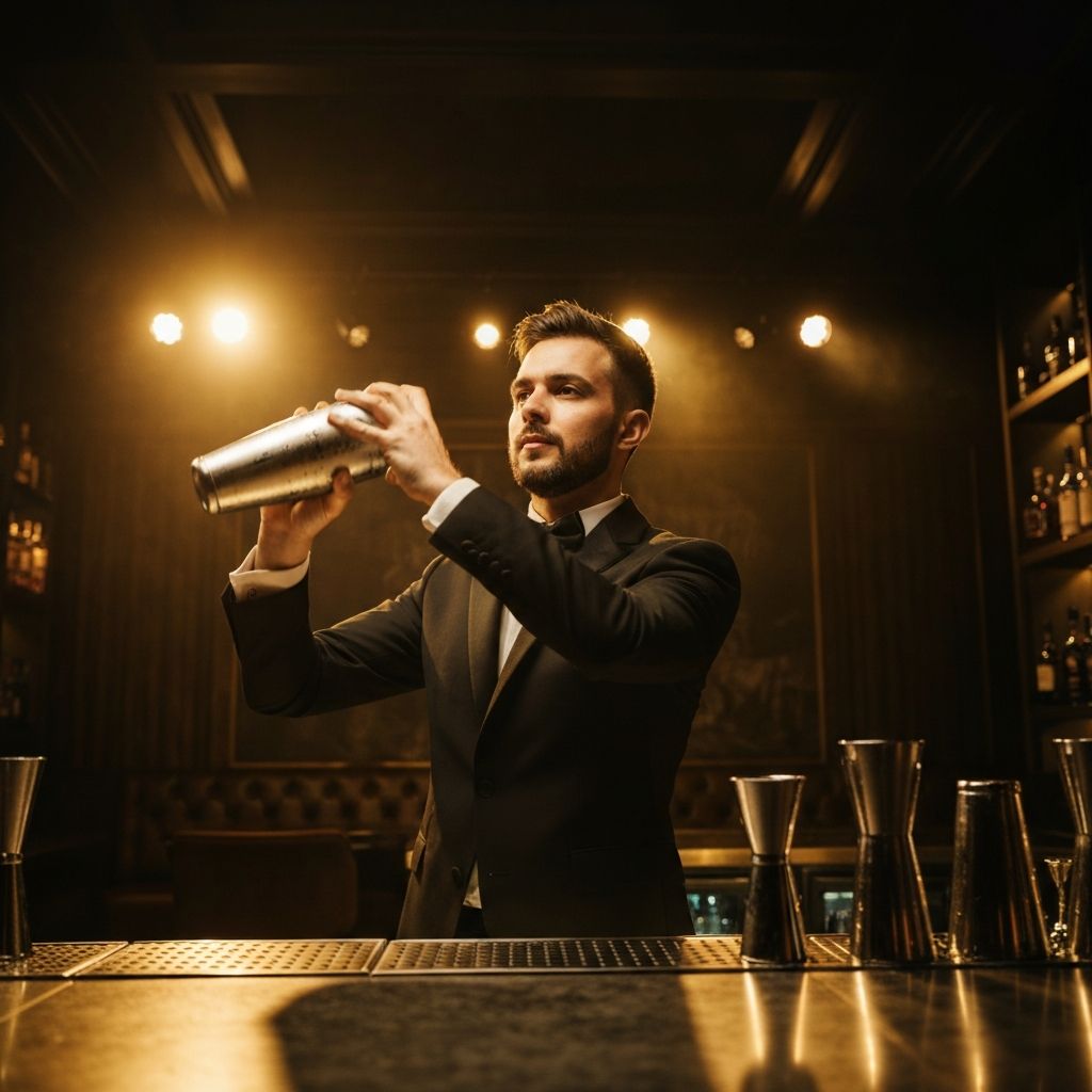 Il nostro bartender al lavoro