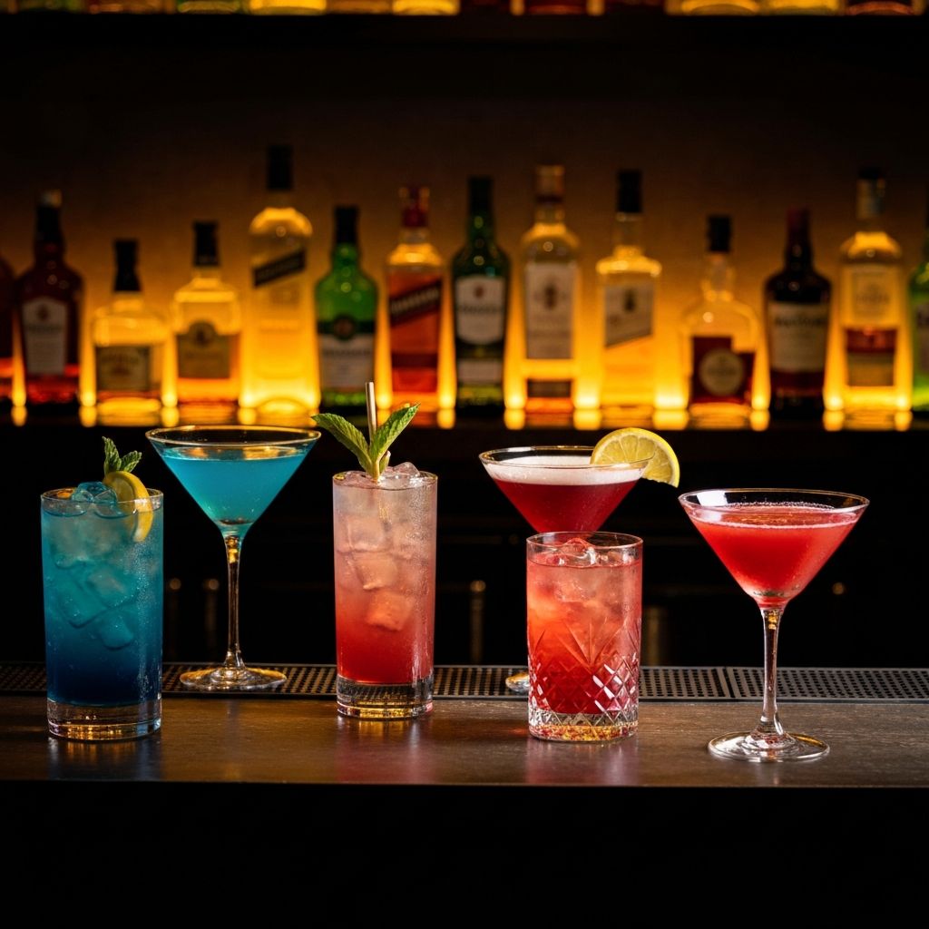 Il bancone del Noir Lounge Bar